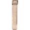 Ekena Millwork Traditional Craftsman Smooth Bracket w/ Offset Brace, Douglas Fir, 5 1/2"W x 18"D x 30"H BKT0604X18X30TRA04SDF - alternate 2